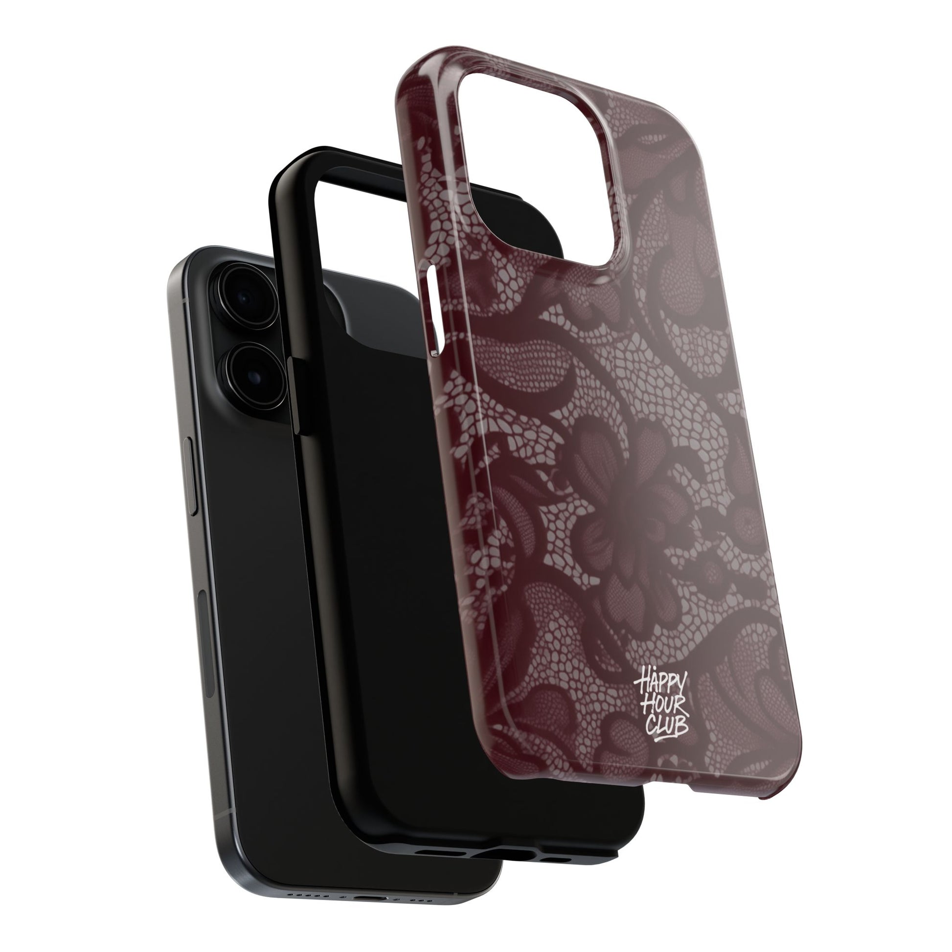 Burgundy Lace Case